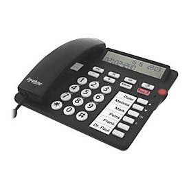 Tiptel Ergophone 1300 - Telefon mit Schnur mit Rufnummernanzeige