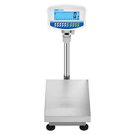 Tisch-Kontrollwaage ae ADAM GBK-Plus 60, ungeeicht, Ablesbarkeit 2 g/Wägebereich bis 60 kg, RS-232, Netz- und Akkubetrieb, Plattform B 300 x T 400 mm