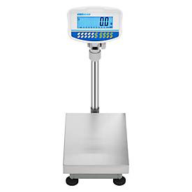 Tisch-Kontrollwaage ae ADAM GBK-Plus 8, ungeeicht, Ablesbarkeit 0,1 g/Wägebereich bis 8 kg, RS-232, Netz- und Akkubetrieb, Plattform B 300 x T 400 mm