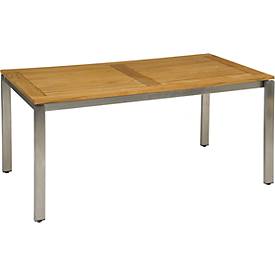 Tisch Teak-Edelstahl