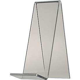 Tischaufsteller, glasklares PLEXIGLAS®, 140 mm hoch, 2 Stück