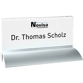 Tischaufsteller, m. Alufuß, 61x150 mm, 2 St