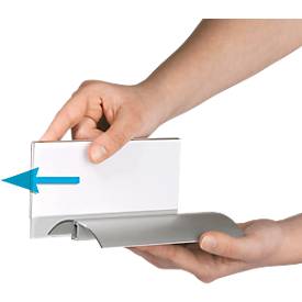 Tischaufsteller, m. Alufuß, 61x150 mm, 2 St