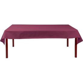 Tischdecke ProNappe, wasserabweisend, abwischbar, reißfest, L 20 m x B 1200 mm, recycelbares Spunbond, bordeauxrot, 1 Rolle