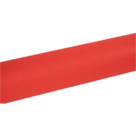 Tischdecke ProNappe, wasserabweisend, abwischbar, reißfest, L 20 m x B 1200 mm, recycelbares Spunbond, rot, 1 Rolle