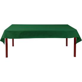 Tischdecke ProNappe, wasserabweisend, abwischbar, reißfest, L 20 m x B 1200 mm, recycelbares Spunbond, tannengrün, 1 Rolle