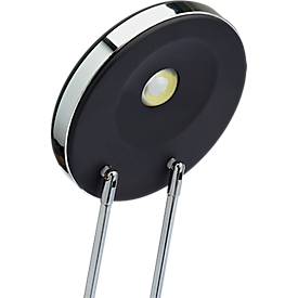 Tischleuchte LED Maulpuck, 6500 Kelvin, ausziehbar, tageslichtweiß, schwarz