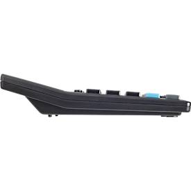 Tischrechner MAUL MC12, 12 Stellen, ergonomisch, Solar- und Batteriebetrieb, B 103 x T 137 x H 31 mm, schwarz