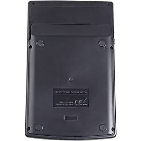 Tischrechner MAUL MCT500, 12 Stellen, Tax, Chec & Correct, Solar- & Batteriebetrieb, B 107 x T 174 x H 22 mm, schwarz