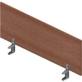 Tischtrennwand ARLON-OFFICE, 1200 mm , Nuss Canaletto