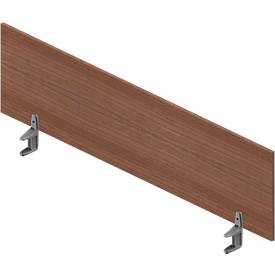 Tischtrennwand ARLON-OFFICE, 1600 mm, Nuss Canaletto