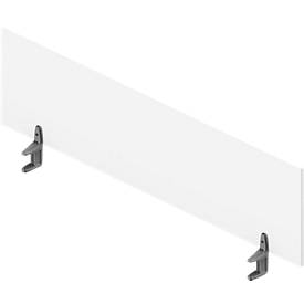 Tischtrennwand ARLON-OFFICE, 1600 mm, weiß
