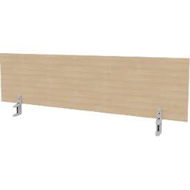 Tischtrennwand ARLON-OFFICE, für Schreibtische mit B 1600 mm, Eiche-Dekor