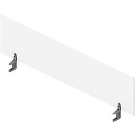 Tischtrennwand ARLON-OFFICE, für Schreibtische mit B 1800 mm, weiß