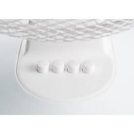 Tischventilator, 3 Stufen, B 345 x T 260 x H 470 mm, weiß 