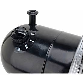 Tischventilator Metal Black 12', 40 W, 3 Geschwindigkeiten, schwenkbar, Schwarz/Chrom