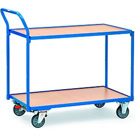 Tischwagen mit 2 Etagen, 850 x 500 mm