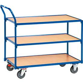 Tischwagen mit 3 Etagen, 850 x 500 mm