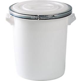 Tonne, aus Kunststoff, inklusive Deckel, 75 oder 100 Liter