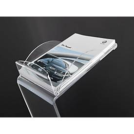 Top module for brochures, for floor-standing display, DIN A4