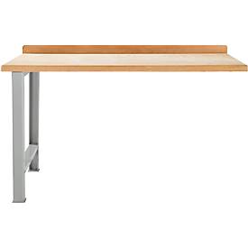 TOP-Werkbank, Anbaueinheit, 1500 mm breit, alusilber