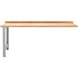 TOP-Werkbank, Anbaueinheit, 2000 mm breit, alusilber