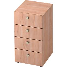 TOPAS LINE ladekast, 2 OH, B 400 mm, notendecor/noten decor