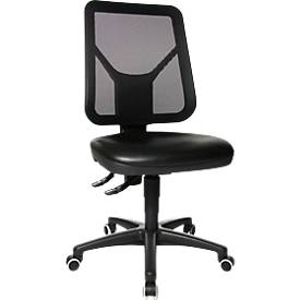 Topstar Arbeitsdrehstuhl TEC 80 PK mit Rollen, schwarz