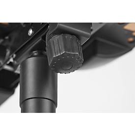 Topstar Bürostuhl OPEN POINT SY, Synchronmechanik, ohne Armlehnen, Bandscheibensitz, blau