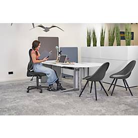 Topstar Bürostuhl OPEN POINT SY, Synchronmechanik, ohne Armlehnen, Bandscheibensitz, schwarz