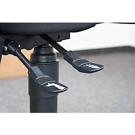 Topstar Bürostuhl Point 600, Permanentkontakt-Mechanik, ohne Armlehnen, Muldensitz, blau