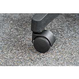 Topstar Bürostuhl Point 600, Permanentkontakt-Mechanik, ohne Armlehnen, Muldensitz, blau