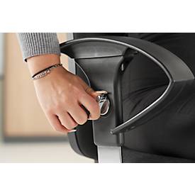 Topstar Bürostuhl SENSUM, Permanentkontakt, mit Armlehnen, Lendenwirbelstütze, 3D-Orthositz, apfelgrün