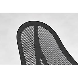 Topstar Bürostuhl SITNESS 15, Permanentkontakt, mit Armlehnen, Netzrücken, Fitness-Orthositz, schwarz