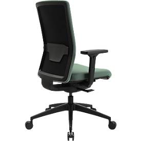 Topstar Bürostuhl Sitness AirWork G, Sandwich-Polsterung, 3D-Flachsitz, Synchronmechanik, höhenverstellbare Lordosenstütze, AGR-zertifiziert, mint grün