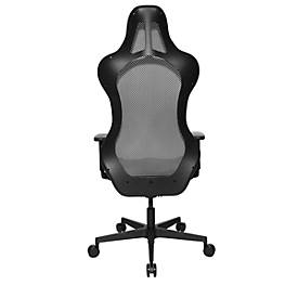 Topstar Bürostuhl Sitness RS Sport Uni, mit Armlehnen, 3D-Synchronmechanik, Muldensitz, Kopfstütze, dunkelgrau/schwarz