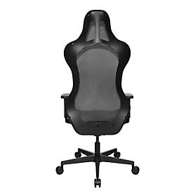 Topstar Bürostuhl Sitness RS Sport Uni, mit Armlehnen, 3D-Synchronmechanik, Muldensitz, Kopfstütze, schwarz/schwarz