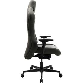 Topstar Bürostuhl SITNESS RS X, mit Armlehnen, 3D-Punktsynchron-Mechanik, Kopfstütze, Flachsitz, Stoffbezug dunkelgrau/hellgrau