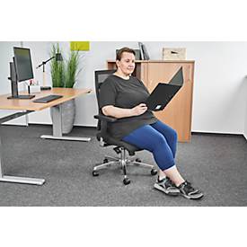 Topstar Bürostuhl X-PANDER, mit Armlehnen, Netz-Lehne mit elastischen Gummibändern