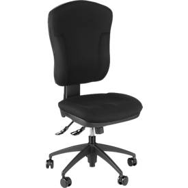 Bürostuhl WELLNESS 300, Synchronmechanik, ohne Armlehnen, hohe Rückenlehne, Muldensitz