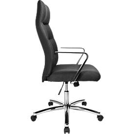 Topstar Chefsessel CHAIRMAN, mit Armlehnen, Stoff, anthrazit