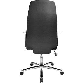 Topstar Chefsessel CHAIRMAN, mit Armlehnen, Stoff, anthrazit