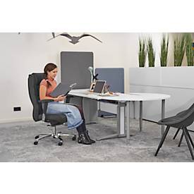 Topstar Chefsessel Sitness Director, mit Armlehnen, 3D-Synchronmechanik, Flachsitz, Echtleder, schwarz