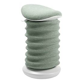 Topstar Hocker SITNESS 4D, ergonomisch, aktives Sitzen, gepolsterter Sattelsitz, höhenverstellbar, um 360° drehbar, Tragegriff, papyrusweiß/grün