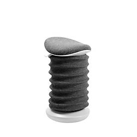 Topstar Hocker SITNESS 4D, ergonomisch, aktives Sitzen, gepolsterter Sattelsitz, höhenverstellbar, um 360° drehbar, Tragegriff, papyrusweiß/schwarz