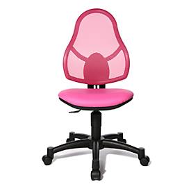 Kinderdrehstuhl Open Art Junior, ohne Armlehnen, Muldensitz, Netzrücken