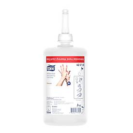 Tork® Flüssigseife 420709, antimikrobiell, 100 % biologisch abbaubar, geruchlos, 6 Flaschen á 1000 ml, transparent