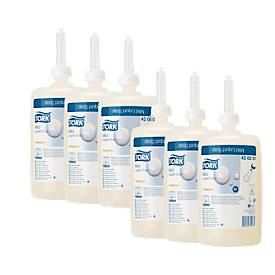 Tork® Premium Flüssigseife 420501, Allzweckseife, feuchtigkeitsspendend, schonend zur Haut, 6 Flaschen á 1000 ml 