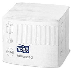 Tork® Servietten Xpressnap Fit® 15830, 2-lagig, für Serviettenspender, platzsparende Falzung, Karton á 6 Pack á 720 Stk. (4320 Servietten), weiß