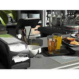 Tork® Serviettenspender Xpressnap Fit® 272901, Füllstandanzeige, L 326 x B 121 x H 143 mm, schwarz